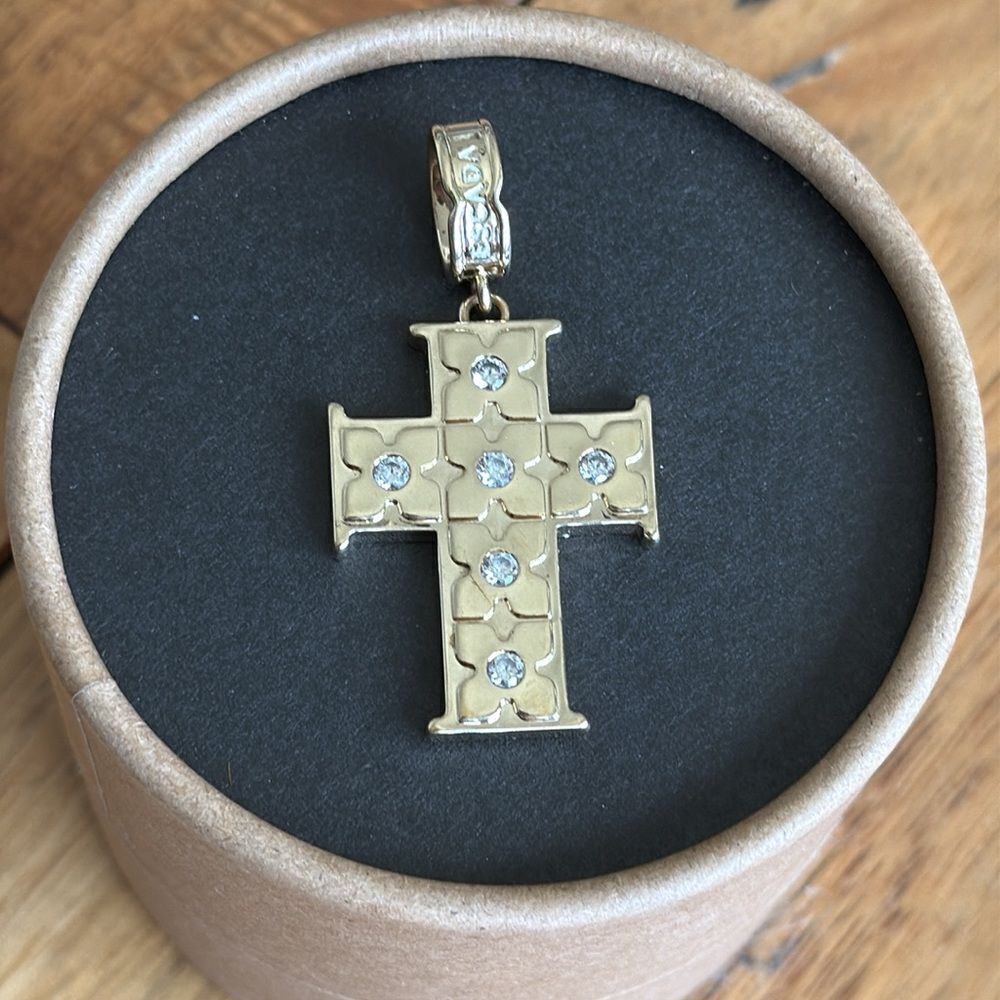 ESCADA  cross pendant